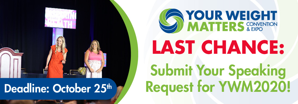 Now through October 25: Open Call for speakers at YWM2020