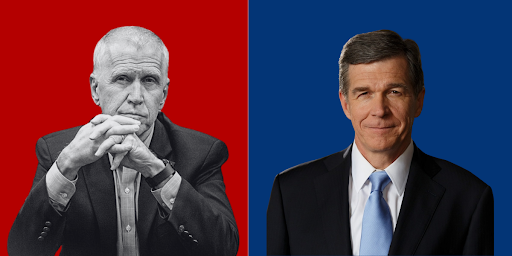 Photo of Thom Tillis and Roy Cooper