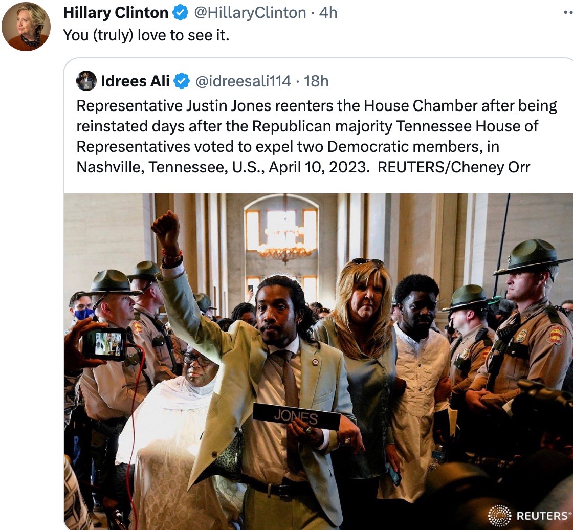Hillary Clinton tweet