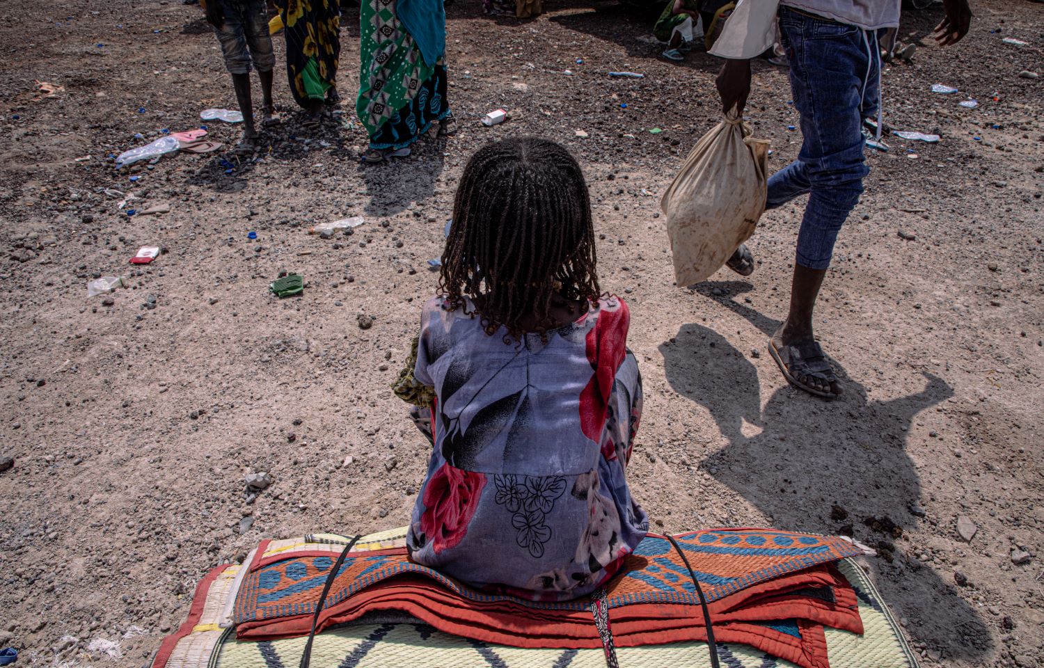 An Eritrean refugee in Ethiopia.