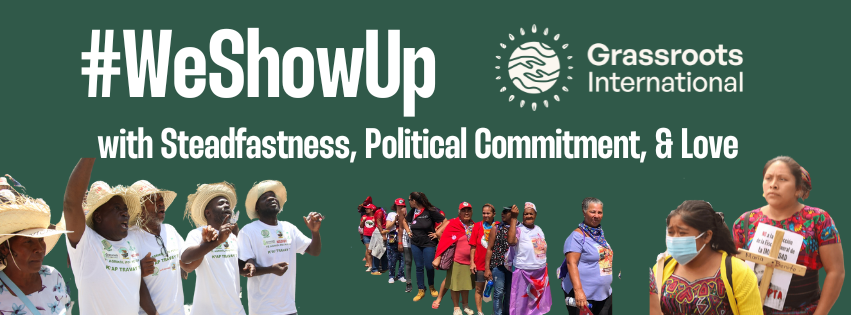 #WeShowUp with Steadfastness, Political Commitment, and Love