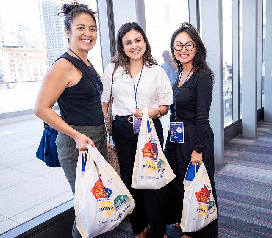 Three past NPH Conference attendees