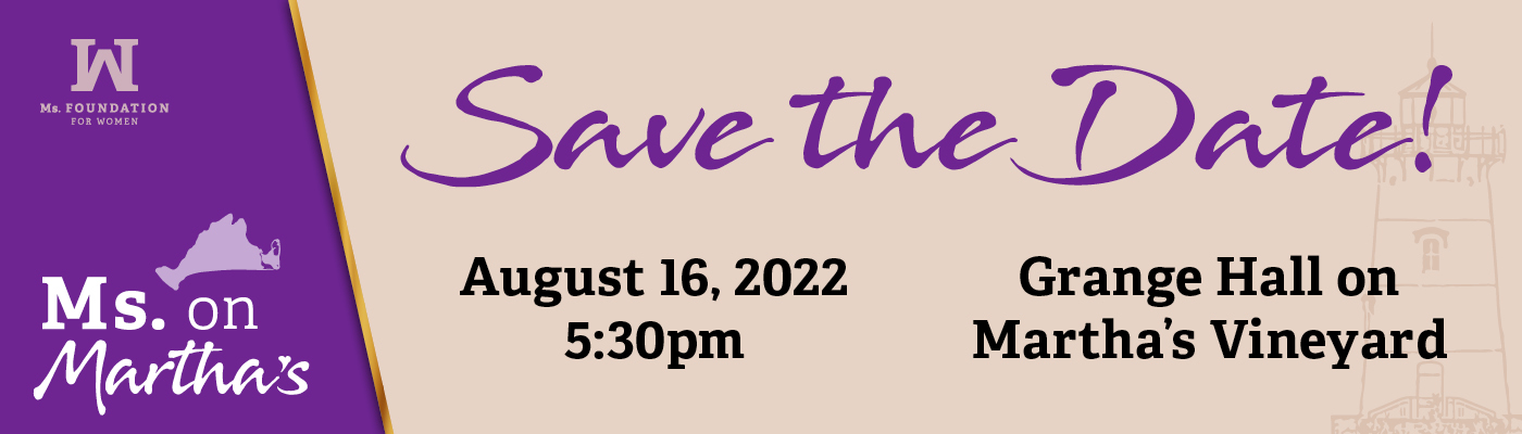 Ms. on Martha's save the date graphic