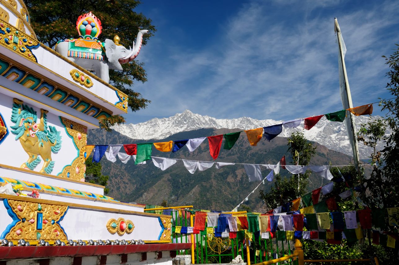 A temple in Dharamsala, India.