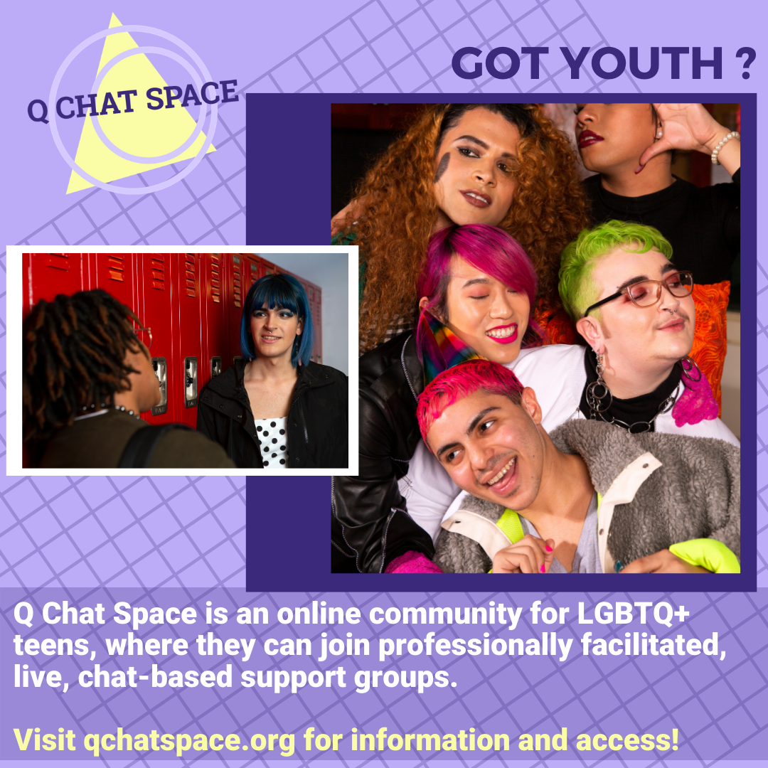 Q Chat Space meetings for youth of color