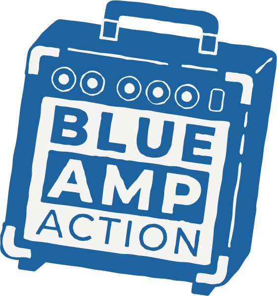 Blue Amp Action Logo