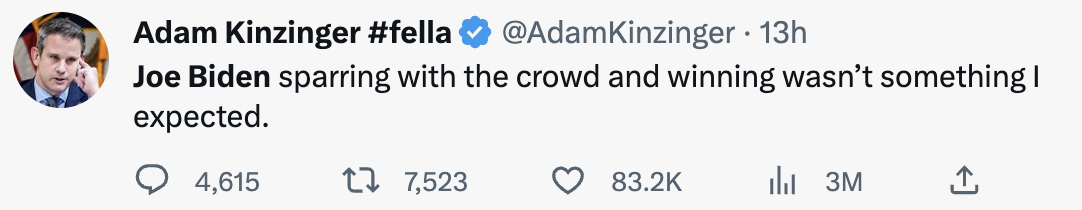 Adam Kinzinger tweet