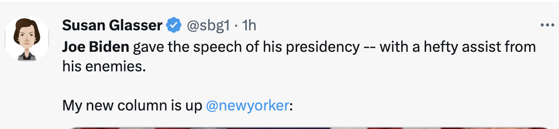 Susan Glasser tweet