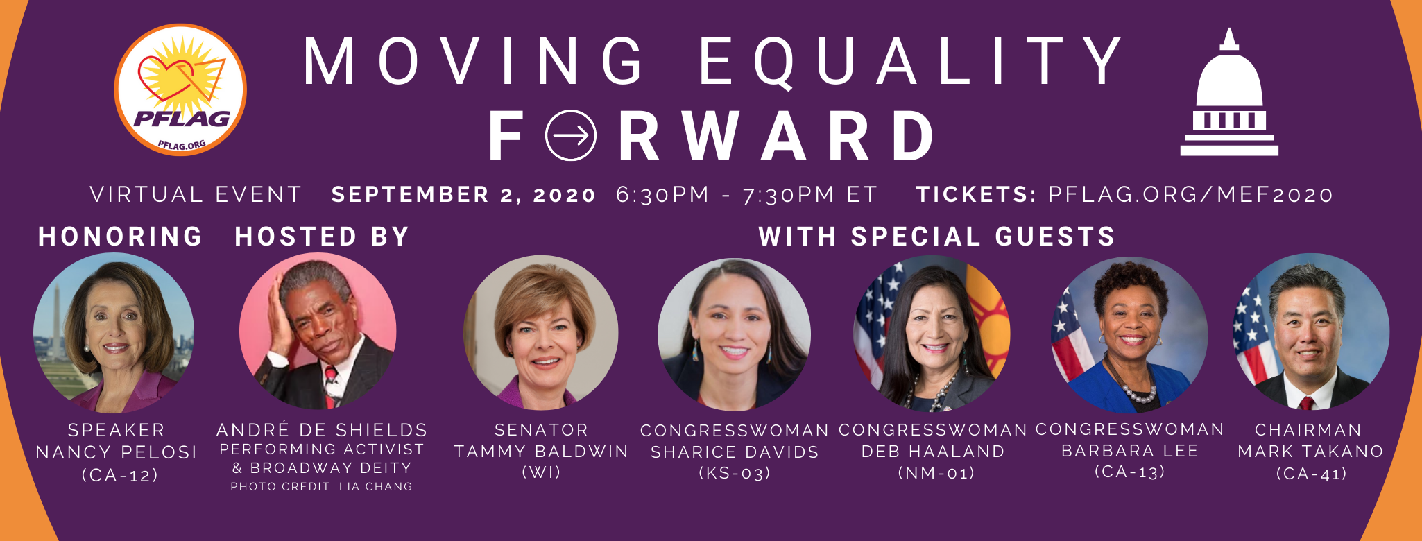 Moving Equality Forward - Virtual Event on Wednesday, September 2, 2020 from 6:30pm-7:30pm
