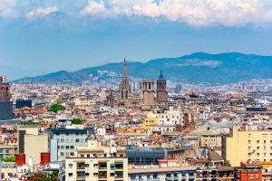 A view of Barcelona.
