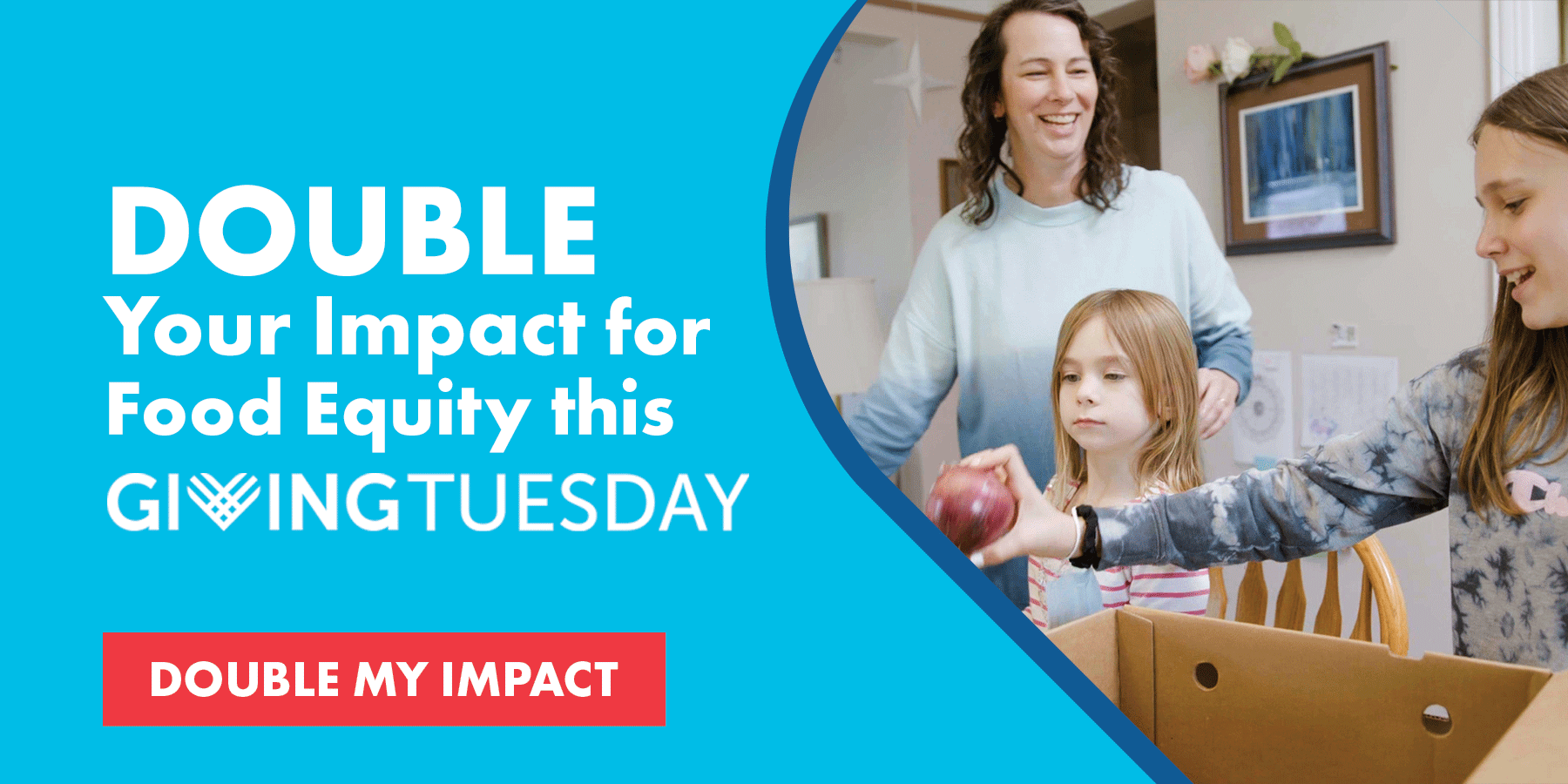 Double your support for Food Equity this Giving Tuesday - Double my impact