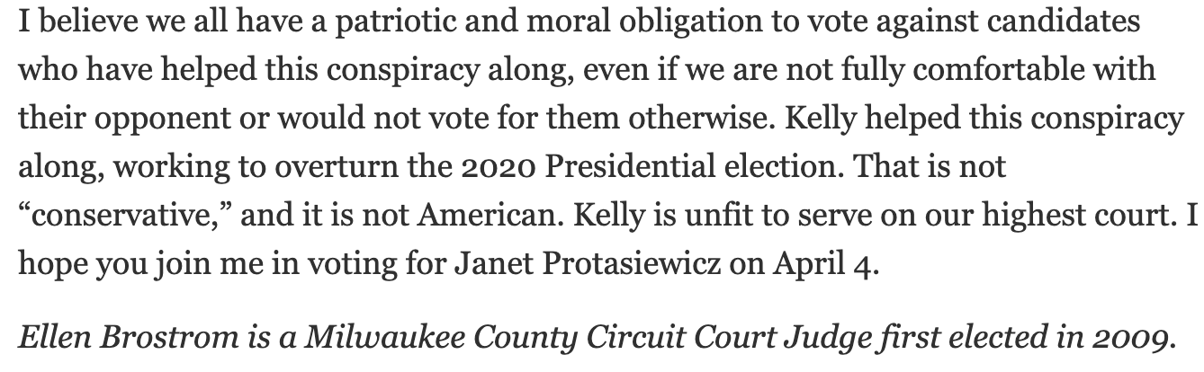 Brostrom endorsement