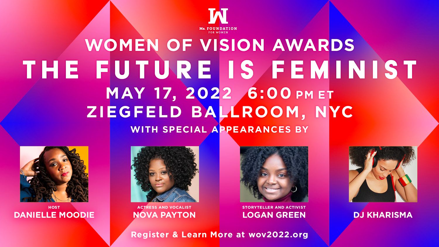 Women of Vision talent graphic