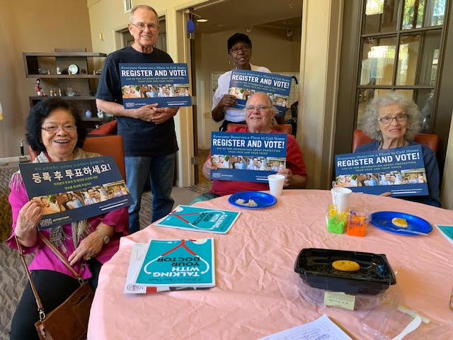 Image of engaged voters