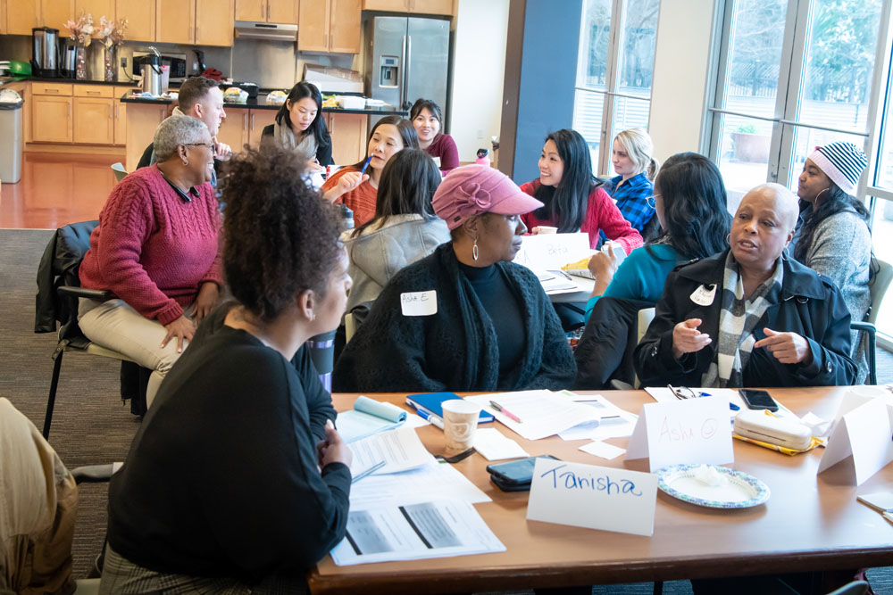 Photo of NPH members during an NPH workshop.
