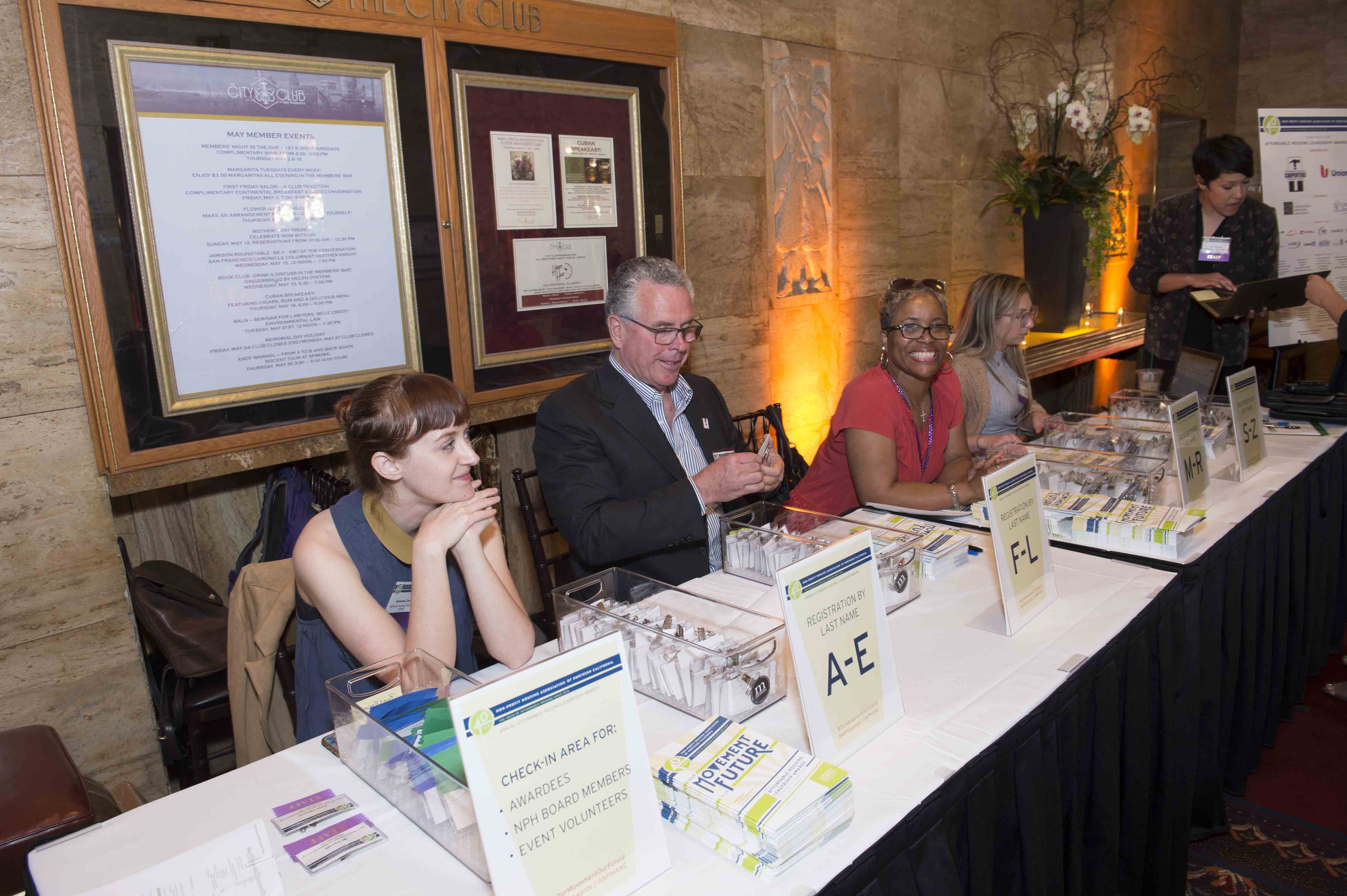 Photo of NPH members during an NPH awards event.