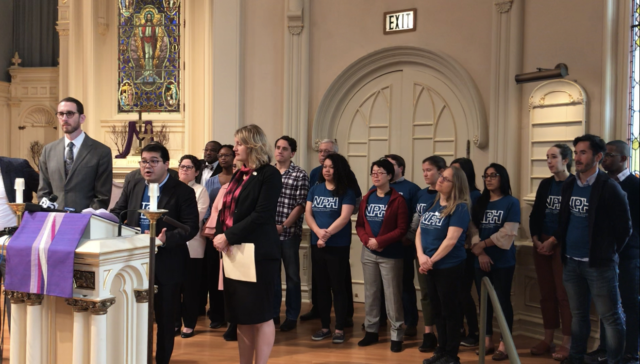Image of SB 899 announcement press conference