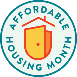 Affordable Housing Month logo