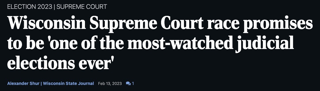 Headline: Most watched judicial race