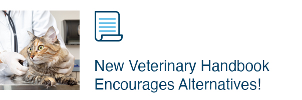 New Veterinary Handbook Encourages Alternatives!
