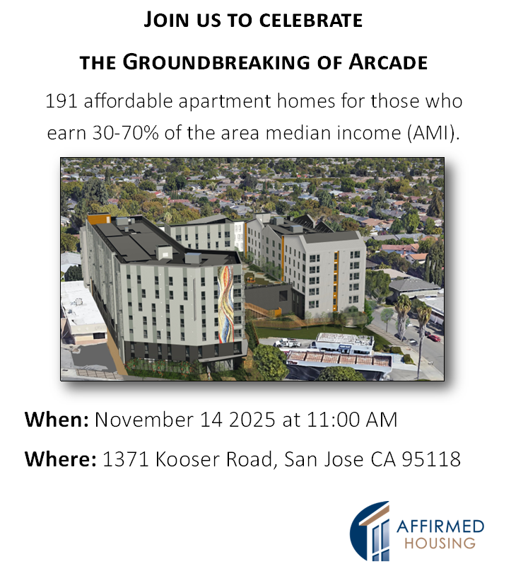 Flyer for Arcade Groundbreaking