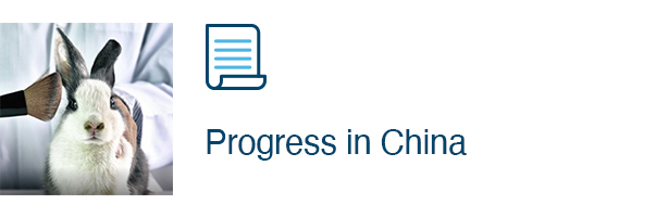 Progress in China to End Animal Testing