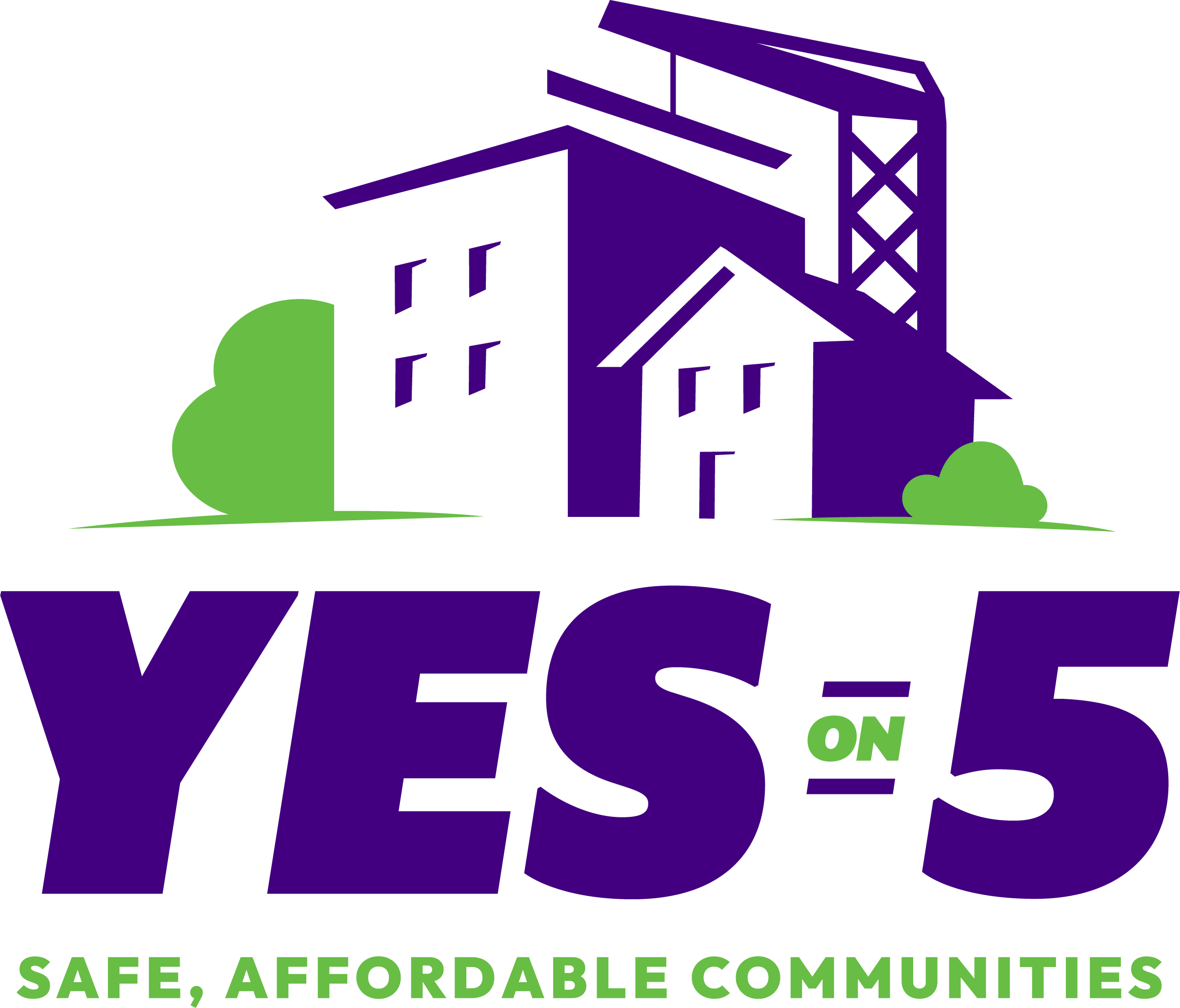 Yes on Prop 5 logo