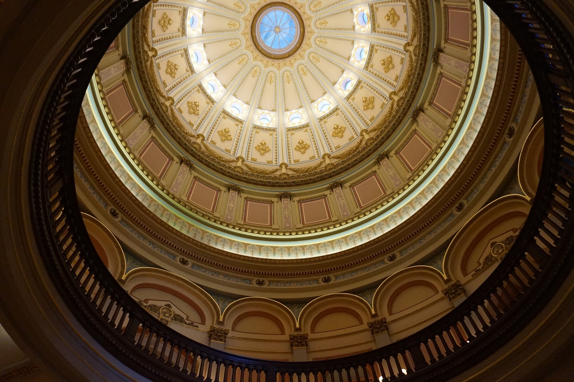 Inside of capitol building