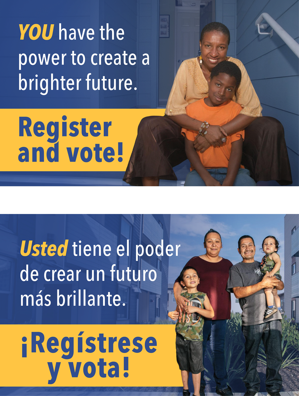 Voter registration posters