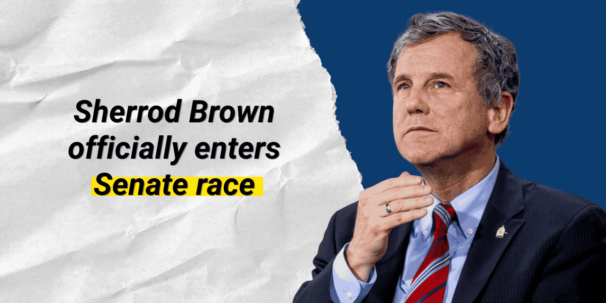 Sherrod Brown officially enters Senate race