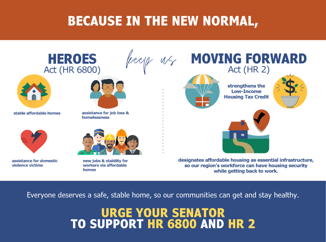 Infographic for HEROES act and HR 2