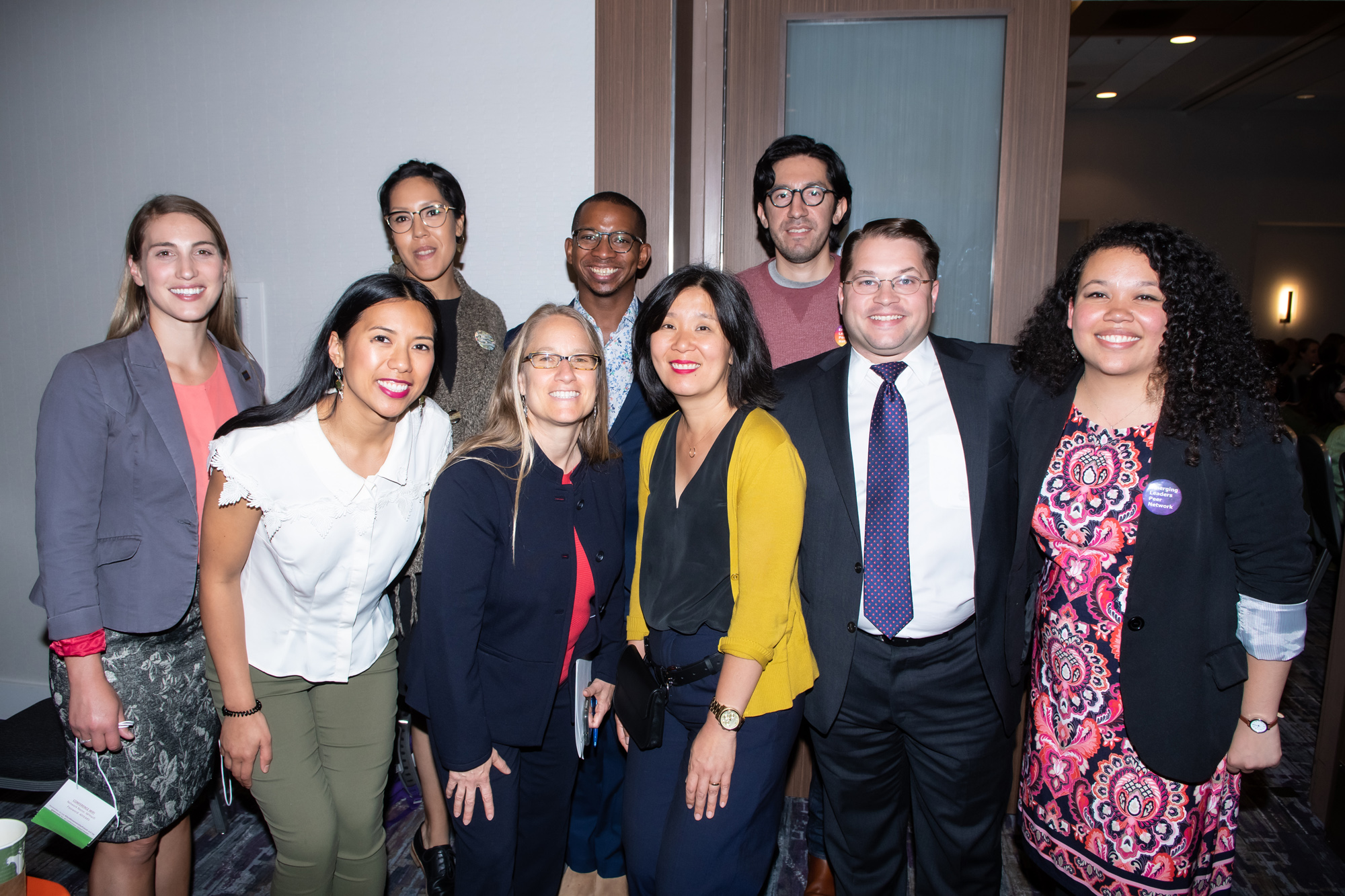 Graphic of NPH staff at an event.