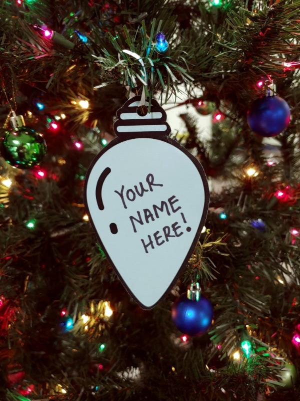 Make your donation and we'll hang a light with your name on it on the OAC National Office holiday tree!