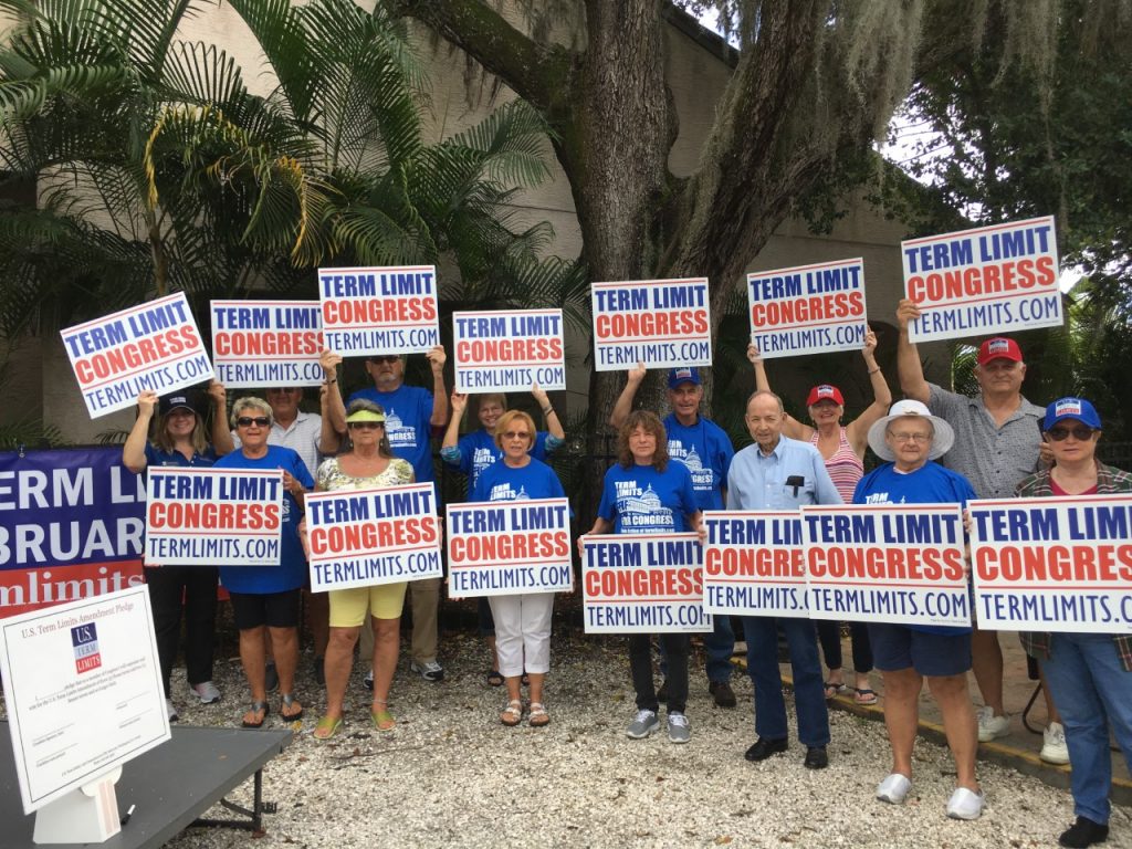 term limits day sign wave