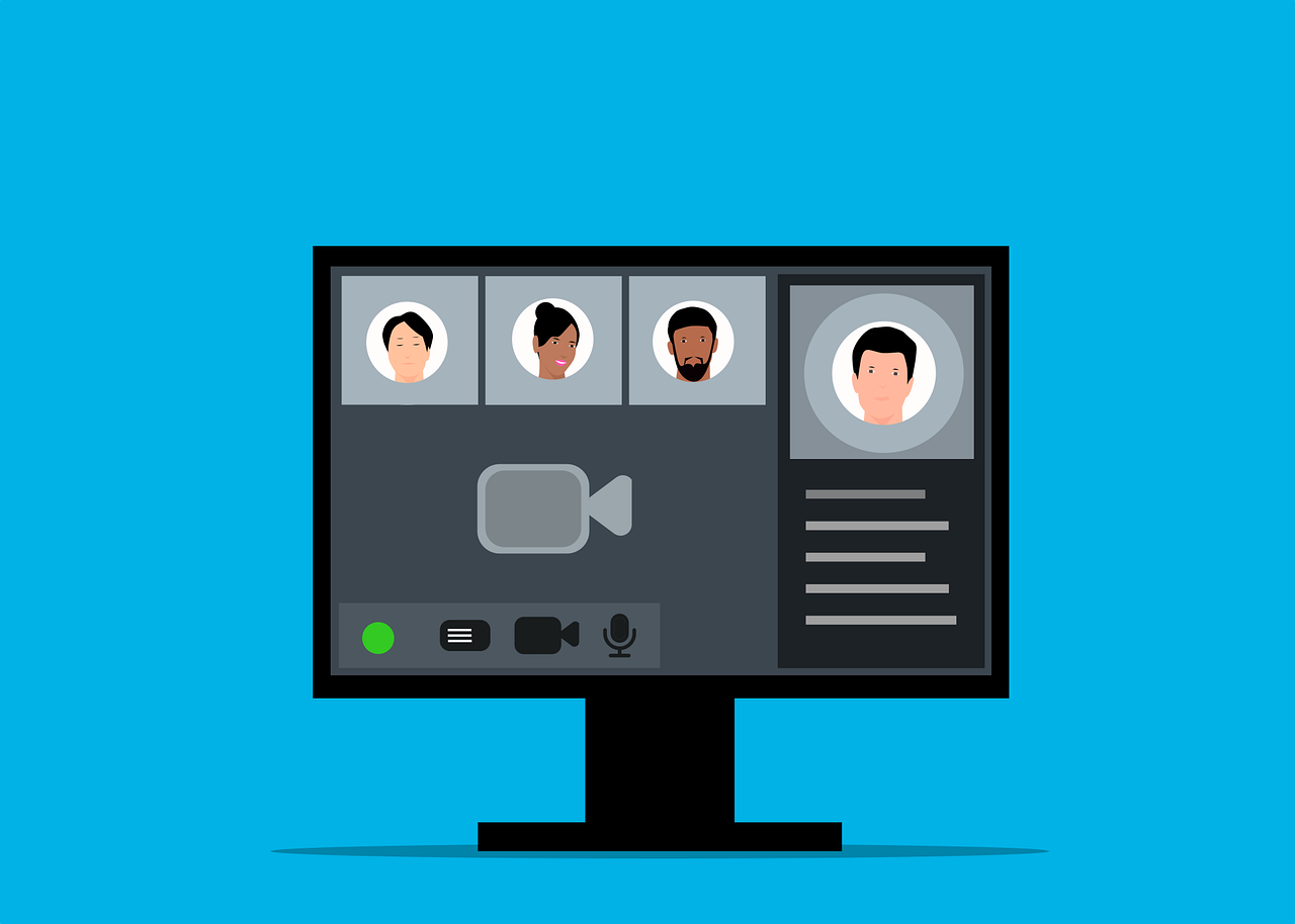 Virtual meeting graphic