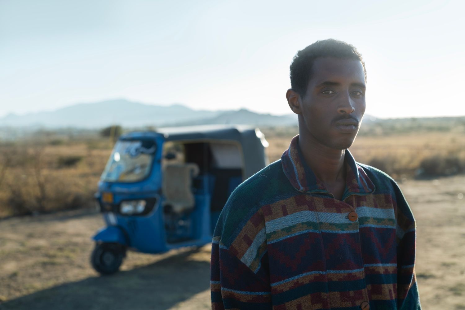 A Somali migrant who returned from Libya.