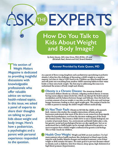 Article cover: How do you talk to kids about weight and body image?