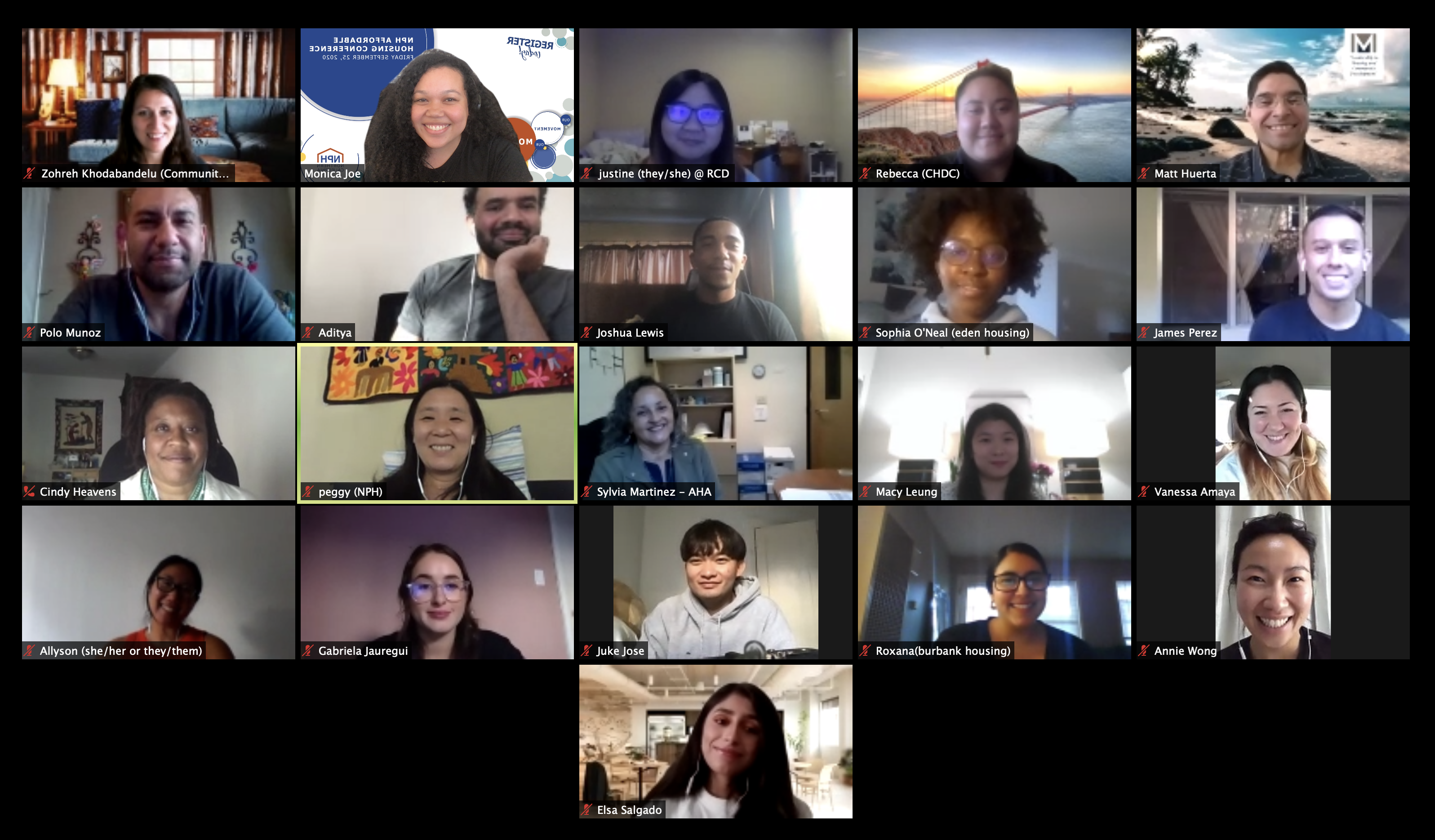 Screenshot of year 3 BAHIP cohort