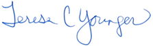 Teresa C. Younger Signature