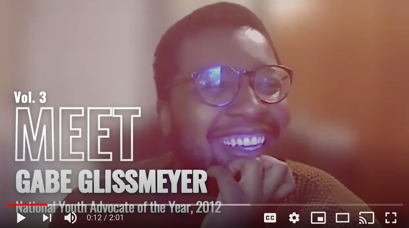 VIDEO: Meet Gabe Glissmeyer, National Youth Advocate of the Year, 2012