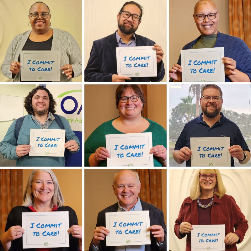 OAC Members holding the Obesity Care Week 