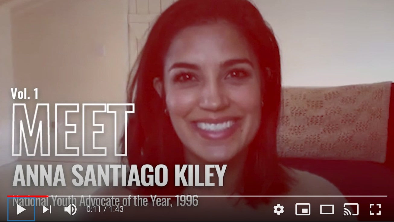 VIDEO: Meet Anna Santiago, National Youth Advocate of the Year, 1996