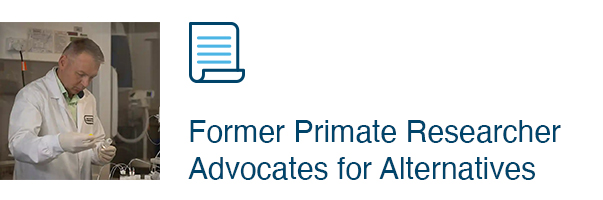 Former Primate Researcher Advocates for Alternatives 