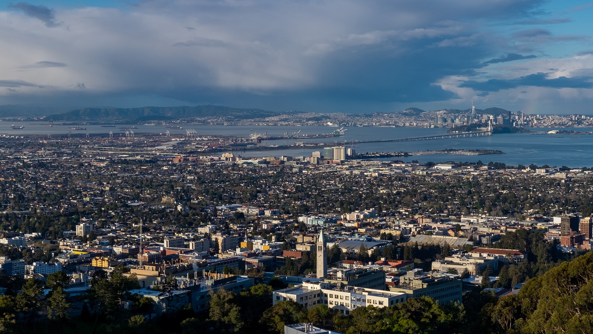 Berkeley city skyline