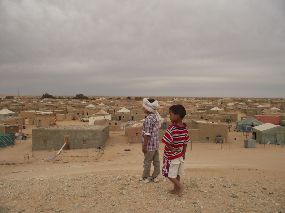 Sahrawi children in the Smara Refugee Camp in Algeria.