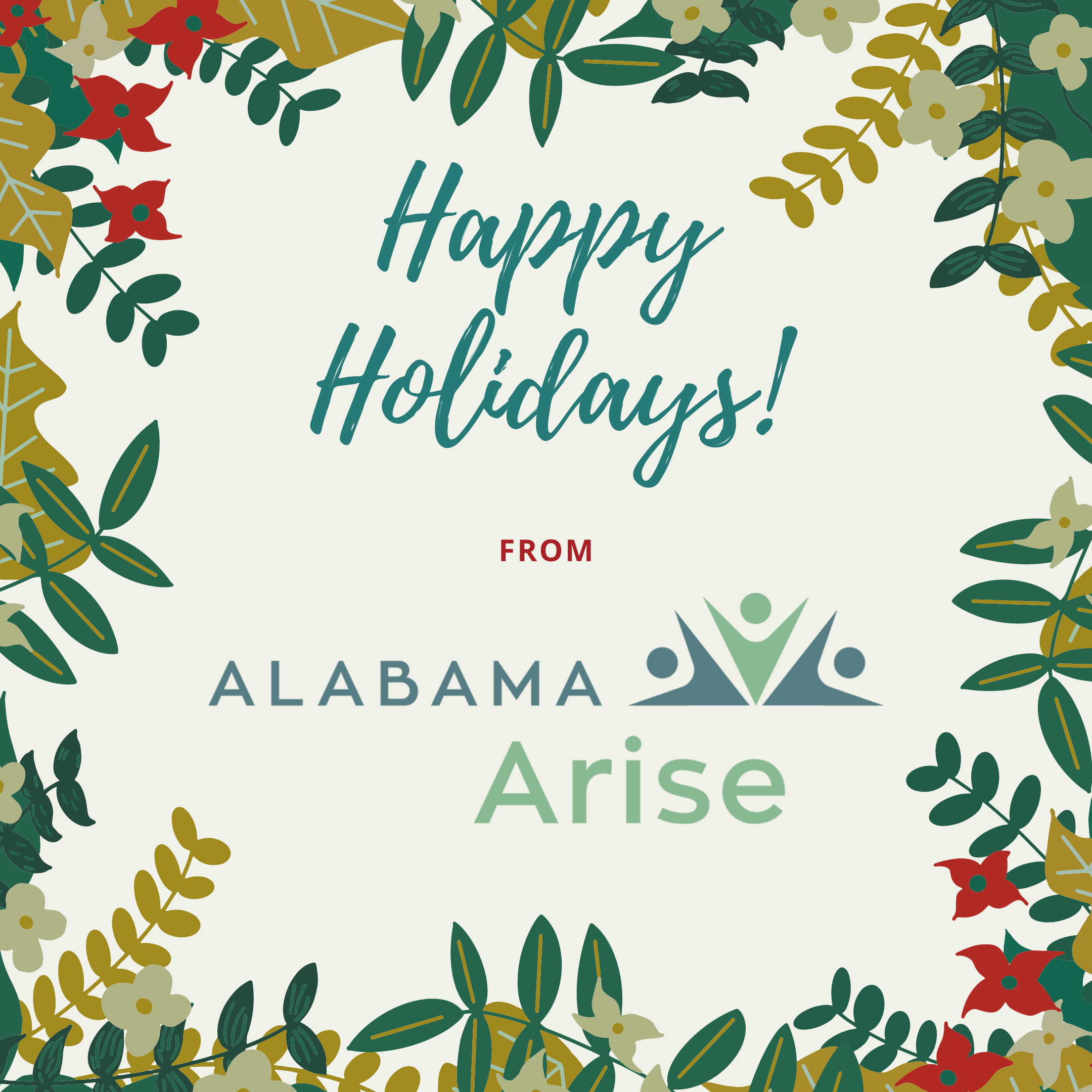 Happy Holidays from Alabama Arise