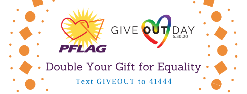 Double your gift for equality! Text GiveOut to 41444.
