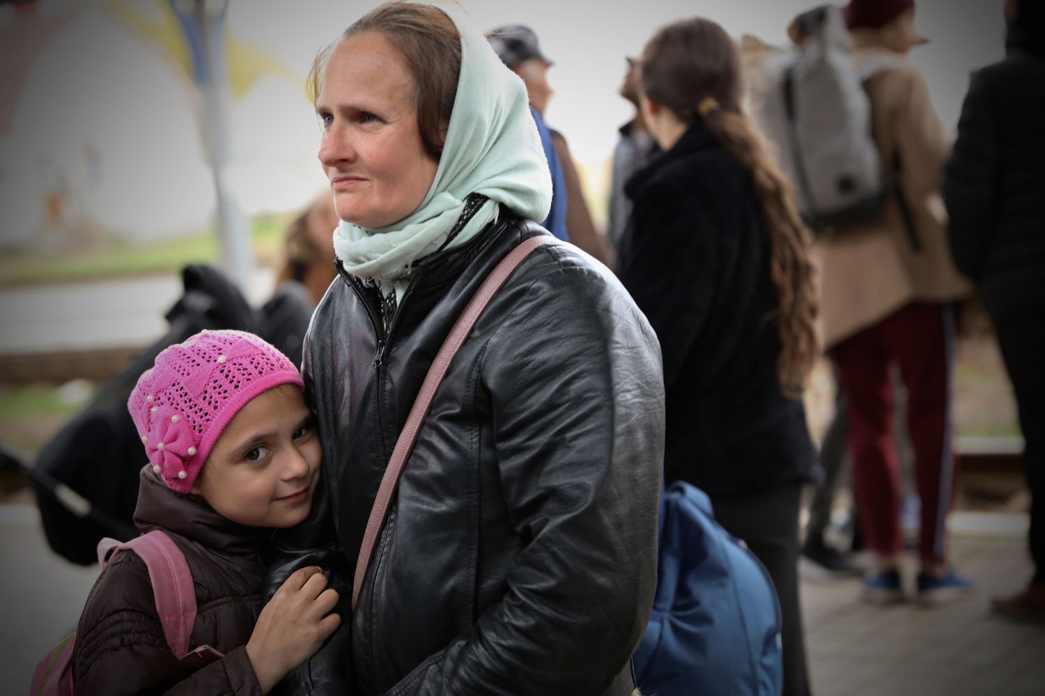 Roma people displaced from Ukraine.