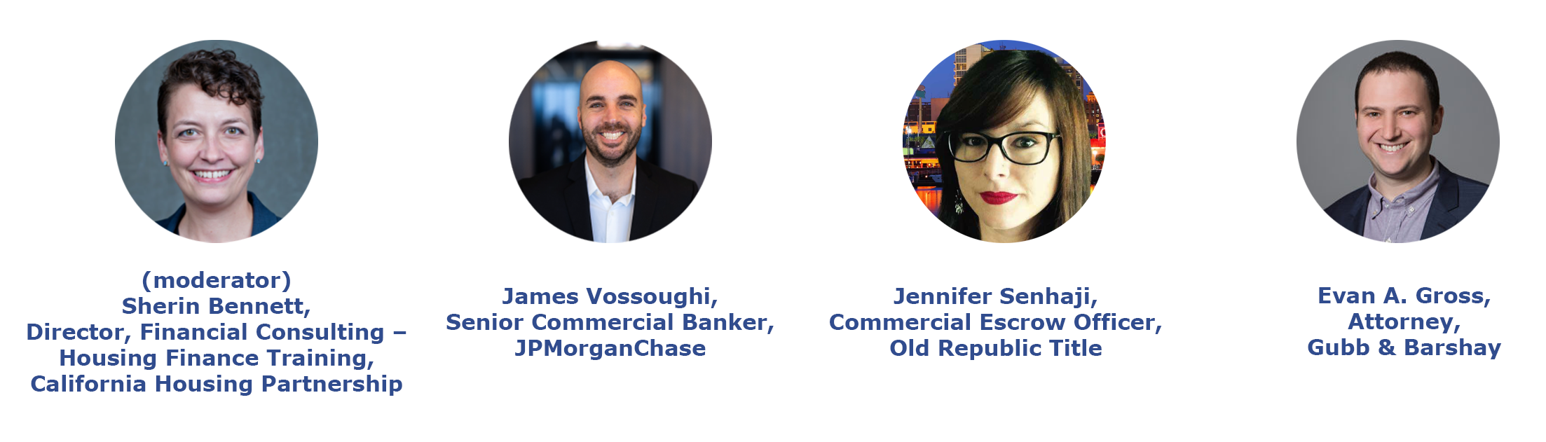 Panel of speakers
