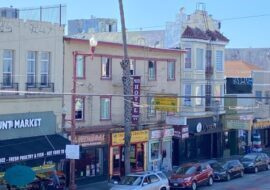Street view of Mission Street in San Francisco